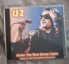 U2 Live on 8/13/92 2 CDs “Under the New Jersey Lights” Good Sound/Rare - £20.29 GBP