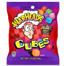 Warheads Sour Chewy Cubes (3.5oz Bag) - £3.92 GBP