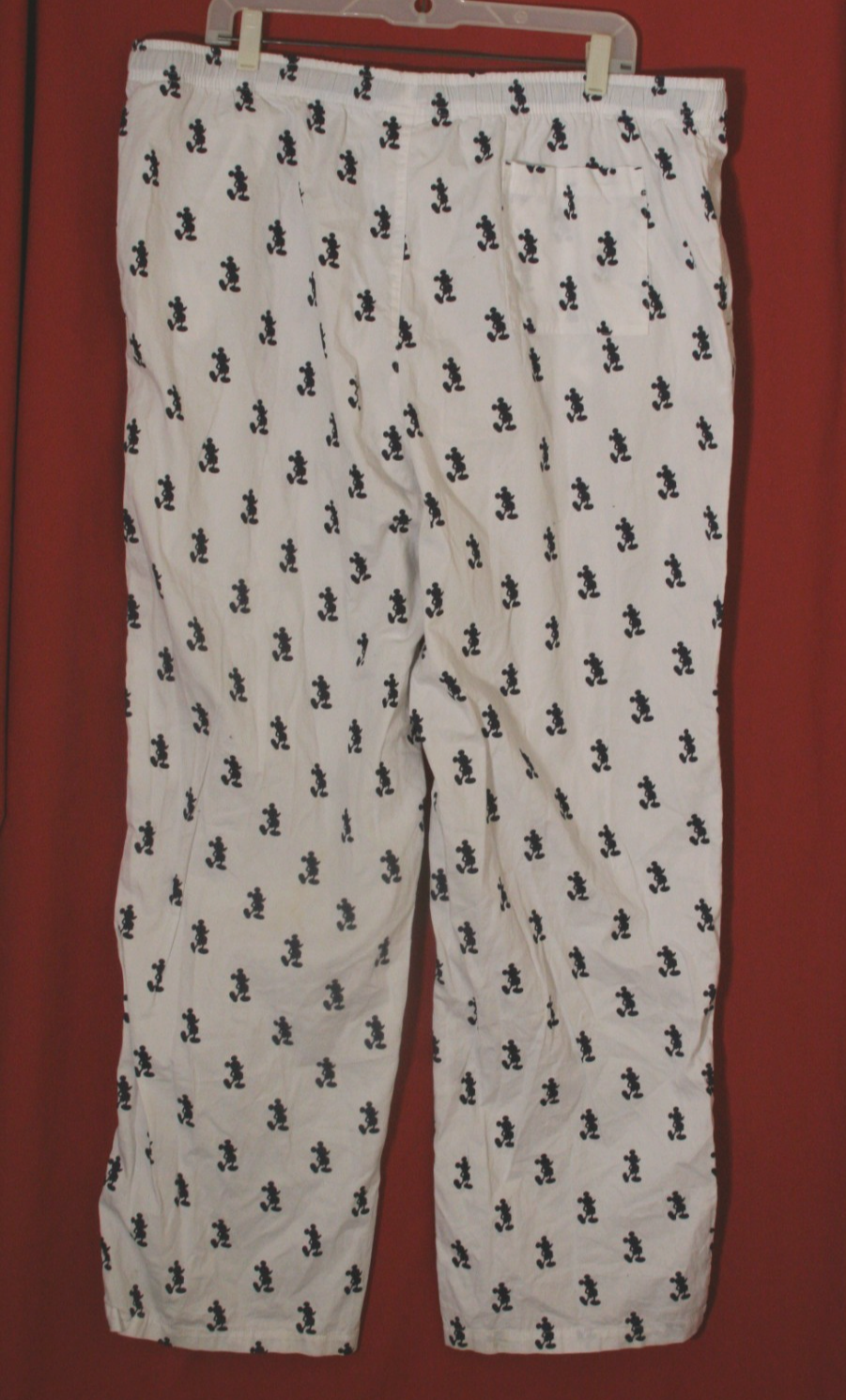 Disney Parks Mickey Mouse Original Pajama Lounge Pants Men's 2XL Authentic White Item image 6