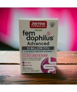 Jarrow Formulas Fem-Dophilus Advanced Probiotics 30 Veggie Capsules EXP 4/25 - $17.68