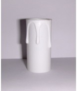 2&quot; White Molded Plastic Chandelier Replacement Sleeve - £3.53 GBP