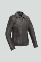 Ladies Lambskin Leather Biker Jacket Whet Blu Imelda - £239.79 GBP