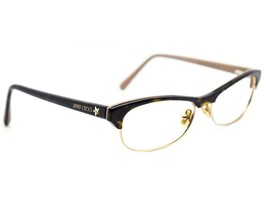 Jimmy Choo Women&#39;s Eyeglasses 44 SYE Tortoise Gold Frame Italy 52[]15 135 - £55.15 GBP