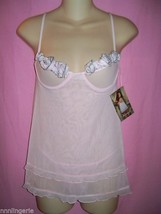 Dreamgirl Sexy Sweet Roses Babydoll and Thong Set - £19.92 GBP