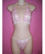 Fantasy Lingerie Sexy Halter Bra &amp; G-String Set: Sml, Med, Large - $37.03 CAD