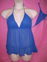 Fantasy Especially Yours Plus Size Lingerie Halter Chemise Set - £31.16 GBP