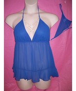 Fantasy Especially Yours Plus Size Lingerie Halter Chemise Set - $53.50 CAD