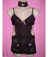 Naughty and Nice Lingerie Famous Maker Plus Size 3Pc Say Ahh! Apron, Hat... - $39.78 CAD