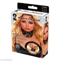 Lux Fetish Adult Novelty Roleplay Leather Posture Collar  - £31.37 GBP