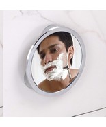 Metal Suction Shower Mirror 5.75" x 5.75" Chrome - $51.47