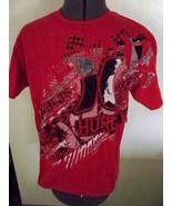 MEN&#39;S  GUYS RED HURLEY TEE T-SHIRT W/ BLACK/WHITE TIRE TREAD DOTS NEW $28 - $24.67 CAD
