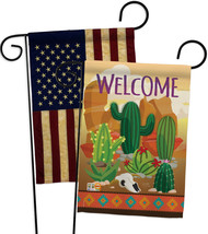 Cactus - Impressions Decorative USA Vintage - Applique Garden Flags Pack - GP115 - £24.81 GBP