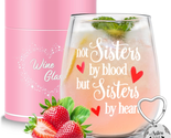 Funny Gifts for Women, Not Sisters by Blood but Sisters by Heart, 16Oz S... - $24.68