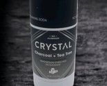 Crystal Charcoal &amp; Tea Tree Deodorant No Aluminum Baking Soda White Mark... - $10.88