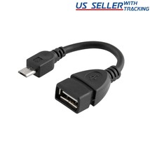 (5-pack) Micro-USB Male to USB 2.0 Female Host OTG Adapter Cable - £11.79 GBP