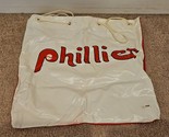 Borsa vintage Philadelphia Phillies anni &#39;70/&#39;80 con cordini in vinile M... - $23.69