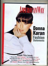 American Way Magazine American Airlines &amp; Eagle November 1, 1998 Donna Karan - £10.28 GBP