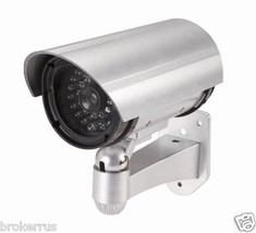Outdoor IMITATION SECURITY bullet CAMERA Flashing LED fake dummy Video S... - $45.53 CAD