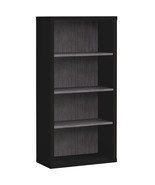 48&quot; Black and Gray Wood Bookcase - $4,925.68 MXN