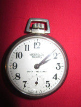 Westclox Scotty Shock Resistant Pocket Watch - £19.93 GBP