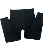Soma Black Seamless Leggings High Waist Tummy Control Yoga Pants 2XL - €12,00 EUR