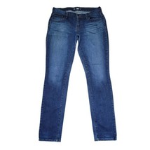 Old Navy Skinny Women&#39;s Size 10 Long Low Rise 5 Pocket Blue Denim Jeans - £13.41 GBP