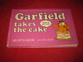 Rare 1982 Garfield Hardcover book #8: ..Takes the Cake - £15.67 GBP