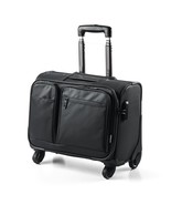 Sanwa Rolling Laptop Bag With Lock, 22L Cabin Size, Water Resistant, Ove... - £151.04 GBP