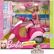 Barbie Glam Scooter X5448 Mattel 2011 Blonde Scooter Barbie NIB - £40.02 GBP
