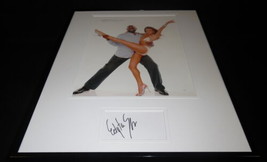 Edyta Sliwinska Signed Framed 16x20 Photo Display w/ Lawrence Taylor DWTS - £74.03 GBP