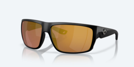 Costa Del Mar Fly Line Matte Black / Gold Mirror POLARIZED Glass 580G - NEW - $153.44