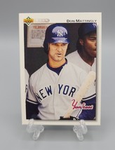 Don Mattingly 1992 Upper Deck #356 New York Yankees Baseball Card - $1.29