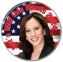 KAMALA HARRIS CAMPAIGN 2024 3" PIN BACK BUTTON FOR USA PRESIDENT QUANTIT... - $35.00
