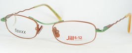 Jill Von Uniopt Flexxx JK105 001 Kupfer/Grün Brille Kinder Rahmen 44-17-125mm - $58.58