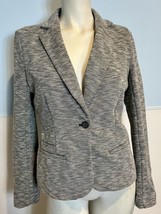 Merona Gray One Button Knit Blazer Size S - £16.33 GBP