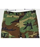 US Army Woodland Camouflage Pattern Combat Cargo Pants Size Small Short - £14.38 GBP