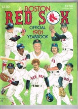 1981 MLB Boston Red sox Yearbook Baseball Aramas Clemens Boggs Buckner Remy Rice - $44.55