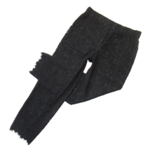 NWT J.Crew Tall Easy Pant in Black Lace Pull-on Straight Ankle Pants 6T - £34.11 GBP