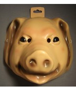 PIG FARM ANIMAL HALLOWEEN MASK PVC - £10.12 GBP