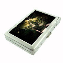 Metal Cigarette Case with Built In Lighter Fairies Design-001 Custom Fae Faery - £15.61 GBP