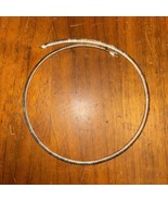 925 Sterling Silver Milor Italy Herringbone Necklace 18” Long 4mm Wide 2... - $932.97 MXN