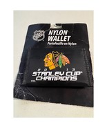 Chicago Blackhawks Men Wallet NHL 2013 Stanley Cup Trifold Fabric Billfo... - £4.48 GBP