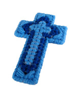 Christian Cross Ornament in shades of Blue - $376.21 MXN