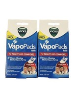 2 Vicks VSP19-FP VapoPads Family Pack Scent Pads 12 Pack Each - £16.95 GBP