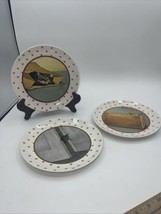 Vandor Lowell Herrero Collectible Plates Cats Set Of 3 1984 8” Plates - £22.19 GBP