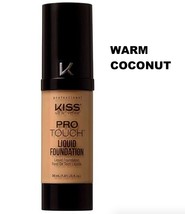 Kiss New York Professional Pro Touch Liquid Foundation 1.01oz KPLF345 WARM COCON - £6.27 GBP