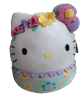 Large Squishmallow JUMBO 20” Inch Sanrio Flowers Hello Kitty Plush Pillow Floral - £26.60 GBP