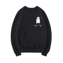 Cute Ghost Sweatshirt  Sweater  Lover Sweatshirts Ghost Top Women Streetwear Cre - £76.49 GBP