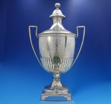 English Georgian Sterling Silver Samovar with Coat of Arms Dogs Flowers (#4051) - £1,990.34 GBP