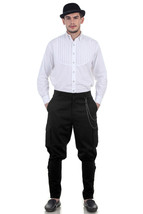 Men&#39;s Airship Pants Trouser Steampunk, finest fabric,handmade one by one, COOL! - £52.16 GBP+